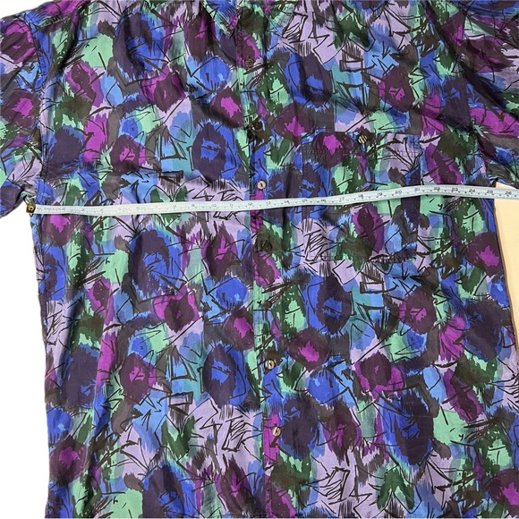 Vintage Substudio Silk 80s Party Shirt XL | abstract short sleeve button up - Picture 6 of 7